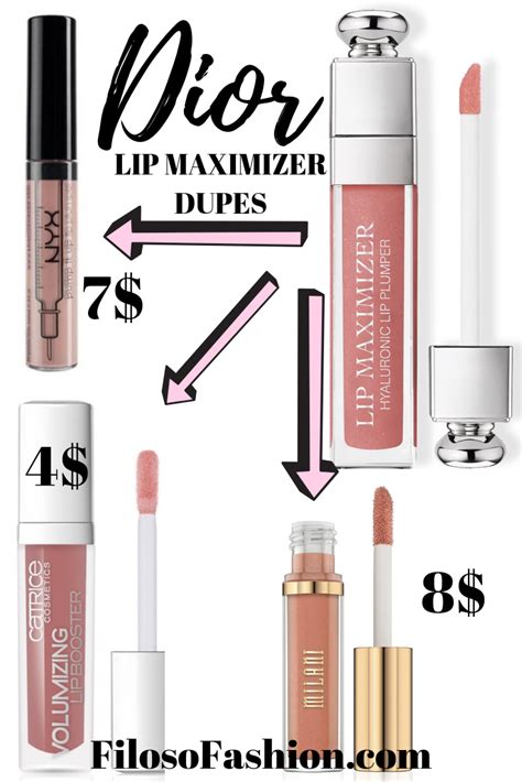 dior lip plumper dupe|dior lip gloss color chart.